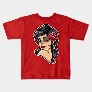 Sugar Woman - The Day of Death Kids T-Shirt